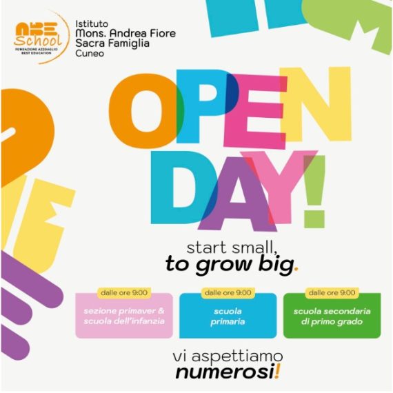 VI ASPETTIAMO AGLI OPEN DAY!