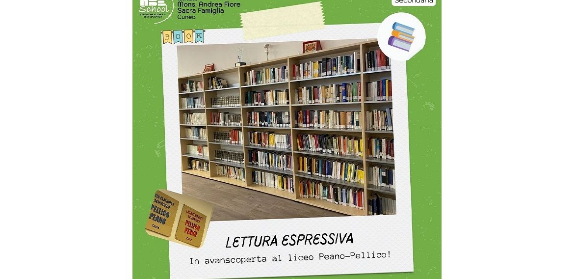 LETTURA ESPRESSIVA AL LICEO PEANO-PELLICO