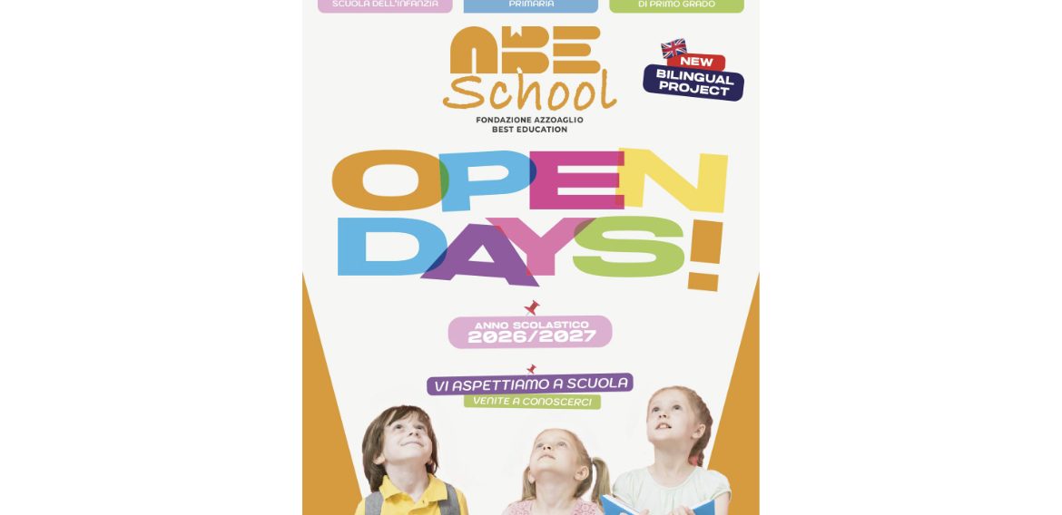 VI ASPETTIAMO AGLI OPEN DAYS – PRIMARIA E SECONDARIA