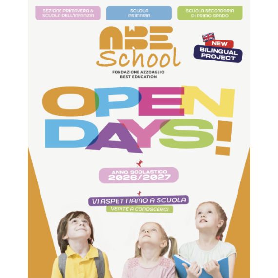 VI ASPETTIAMO AGLI OPEN DAYS – PRIMARIA E SECONDARIA