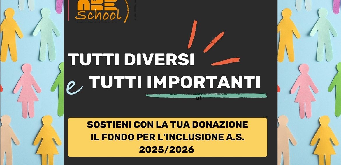 TUTTI DIVERSI E TUTTI IMPORTANTI!
