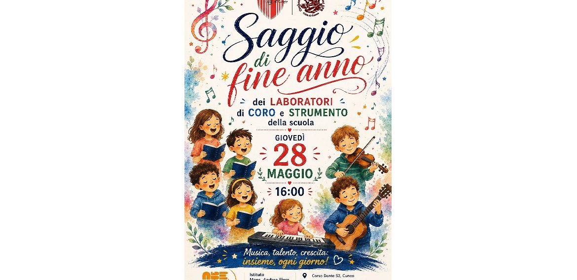SAGGIO DI FINE ANNO: CON LA MUSICA SI CRESCE
