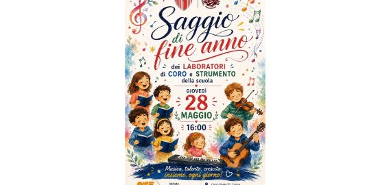 SAGGIO DI FINE ANNO: CON LA MUSICA SI CRESCE