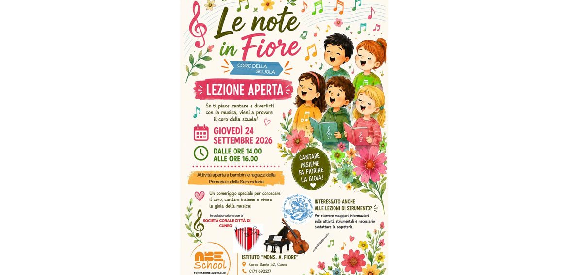 Le Note in Fiore: una lezione aperta per scoprire il coro della scuola